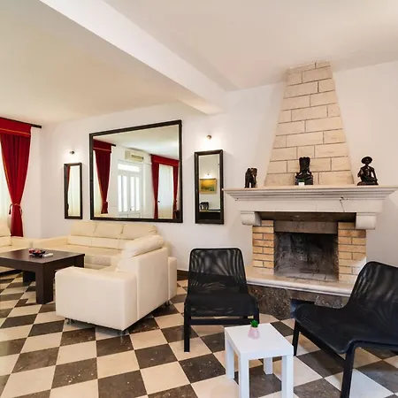 Stone House Dragan In The Very Center, With Pool Table, Two Balconies And The Sea View Bol